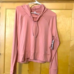 Dusty rose colored dry-wik workout top